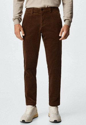 BERDAM - Chinos - tobaksbrun