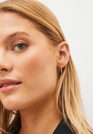 Next, MINI HOOP EARRINGS - Ohrringe - gold plated sterling silver