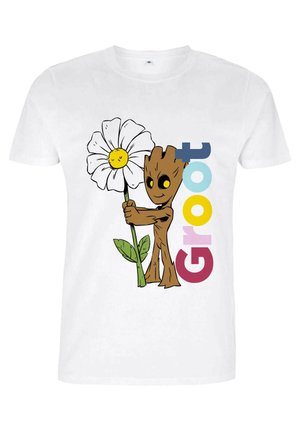 GOTG CLASSIC GROOT OVERSIZE UNISEX - T-Shirt print - white