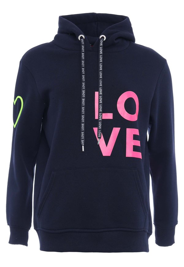 LOVE - Kapuzenpullover - dunkelblau
