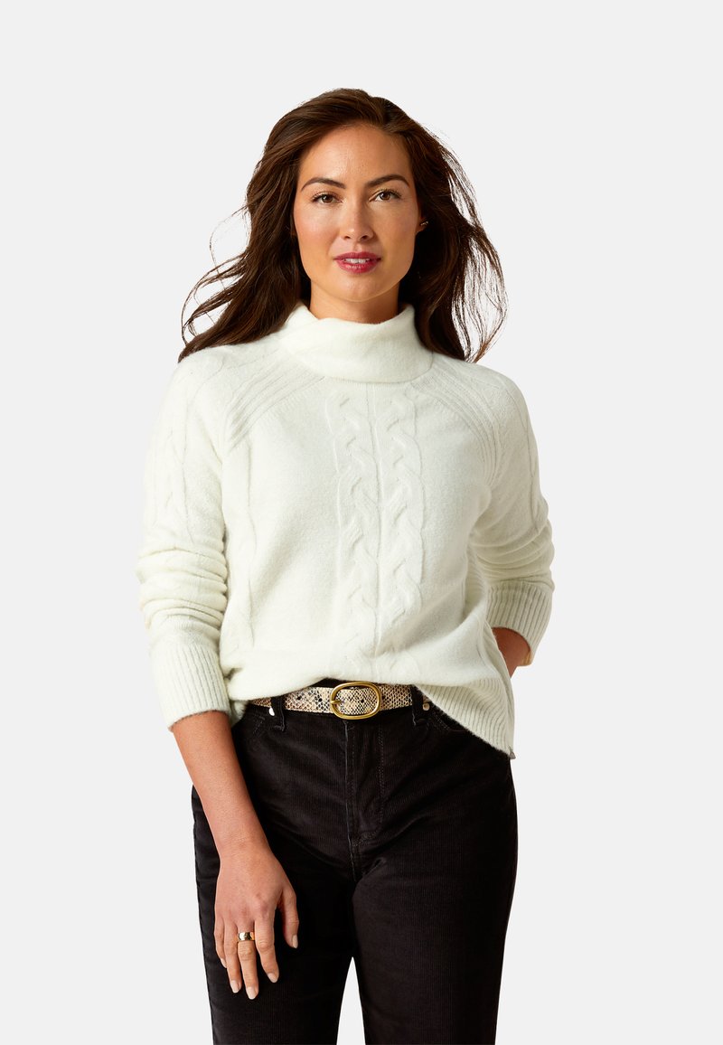 Ariat LIFESTYLE NOVATO - Strickpullover - vanilla ice