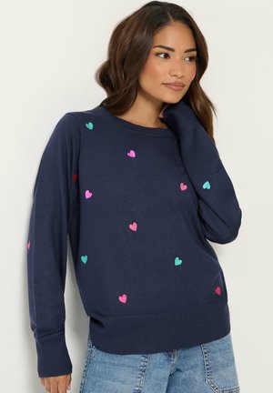 M&Co, WOMEN'S JUMPERS - Pullover - navy