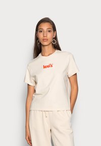 Levi's® GRAPHIC CLASSIC TEE - Triko s potiskem - chenille angora