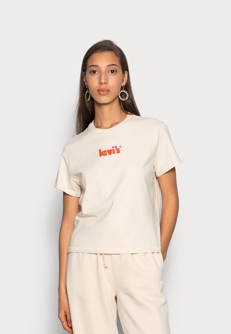Levi's® GRAPHIC CLASSIC TEE - Triko s potiskem - chenille angora