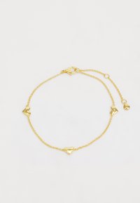 HEART STATION CHAIN BRACELET - Narukvica - gold-coloured