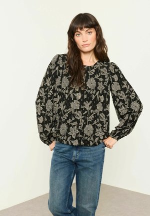 FatFace, EMBROIDERED BLOUSE - Pluus - black dot floral