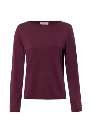 s.Oliver, S.OLIVER PULLOVER - Trui - aubergine