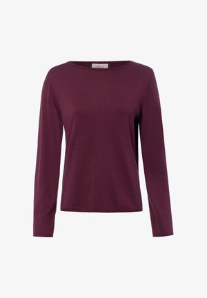 s.Oliver, S.OLIVER PULLOVER - Trui - aubergine