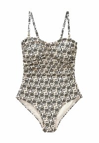 Unausgewählt, ecru black woodblock