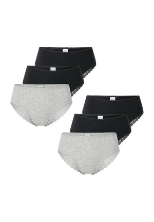 6 PACK MODERN - Slip - grau schwarz
