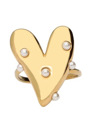 STATEMENT WITH LARGE HEART - Anello - gold-coloured