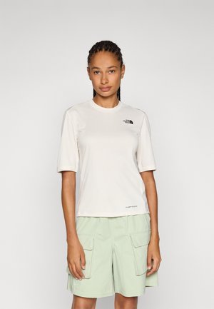 The North Face SHADOW SHORT SLEEVE  - T-shirt till träning - white dune