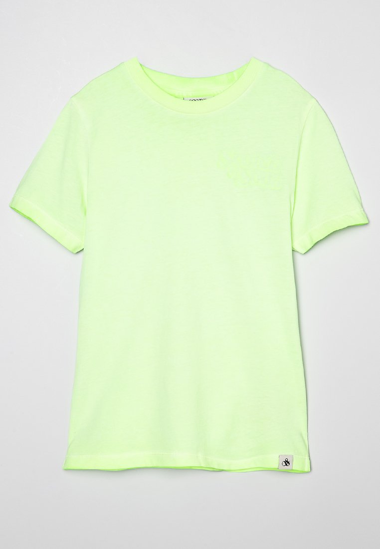 Scotch & Soda T-shirt print neongeel