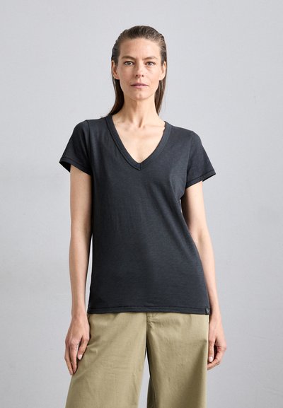 rag & bone THE VEE - T-shirt basique - black