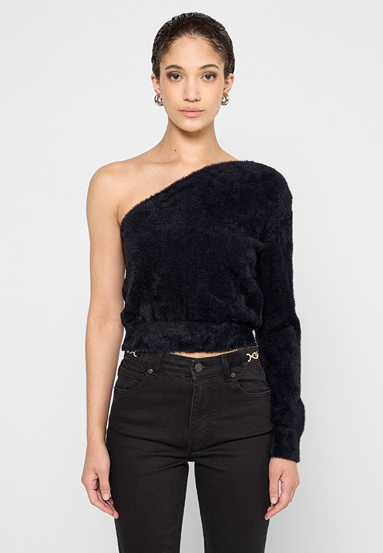 Maje Fleece trui zwart Maje Fleece trui zwart