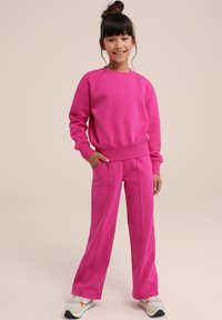 WE Fashion - Pantalones deportivos - pink Imagen en miniatura 1