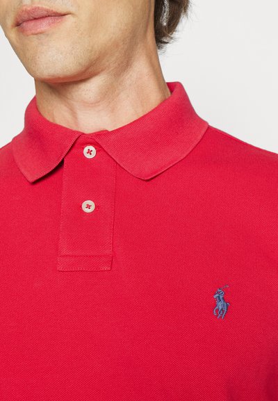 Polo Ralph Lauren CUSTOM SLIM FIT MESH POLO SHIRT - Polo krekls - sunrise red