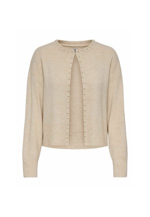 JDY, CARDIGAN JDYEMMALI CARDIGAN - Cardigan - sandshell