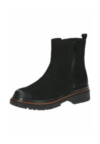 Caprice ELEGANTE-WEITE MIT CLIMOTION - Gležnjače s platformom - black nubuc