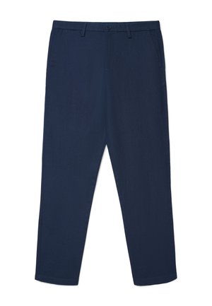 LUNGO TINTA UNITA - Chino - blu navy
