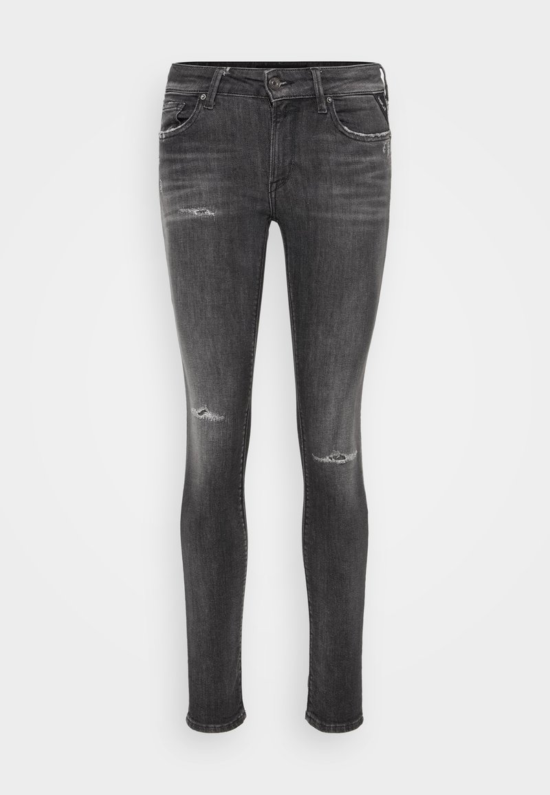 Replay Jeans Skinny Fit donkergrijs