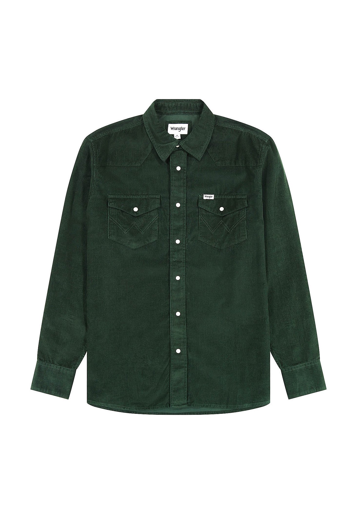 Wrangler Herren-Arbeitshemd, Schwer Entflammbar (FR) – Westernstyle, Langärmelig, Mit Zwei Taschen