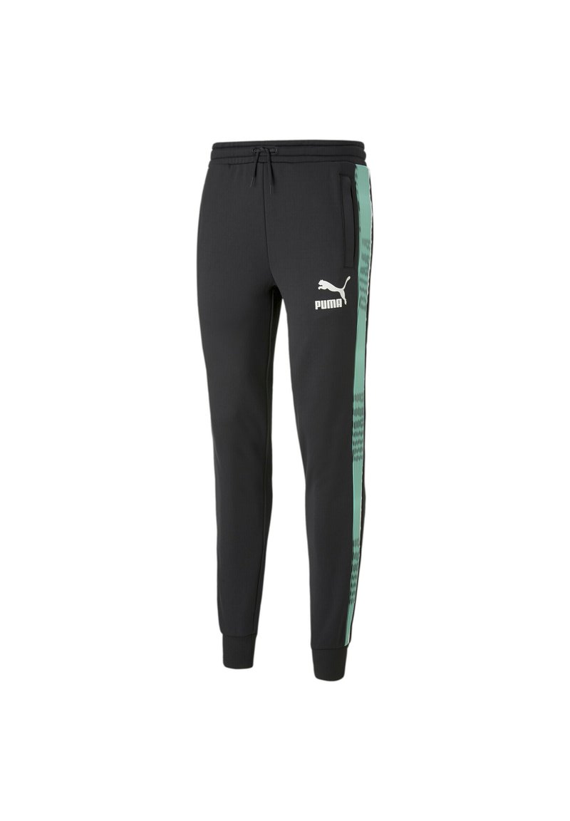 Puma Tracksuit bottoms black mint/black Zalando.de