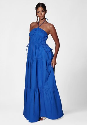 South Beach HALTERNECK TIERED - Robe longue - blue