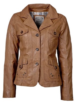 Leren jas - light brown