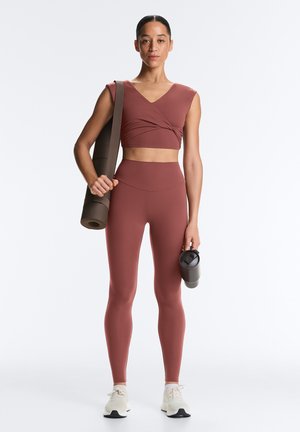 OYSHO CROSSOVER COMFORTLUX  - Felső - brown