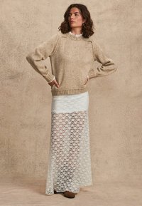 Next RUFFLE DETAIL - Strickpullover - camel brown