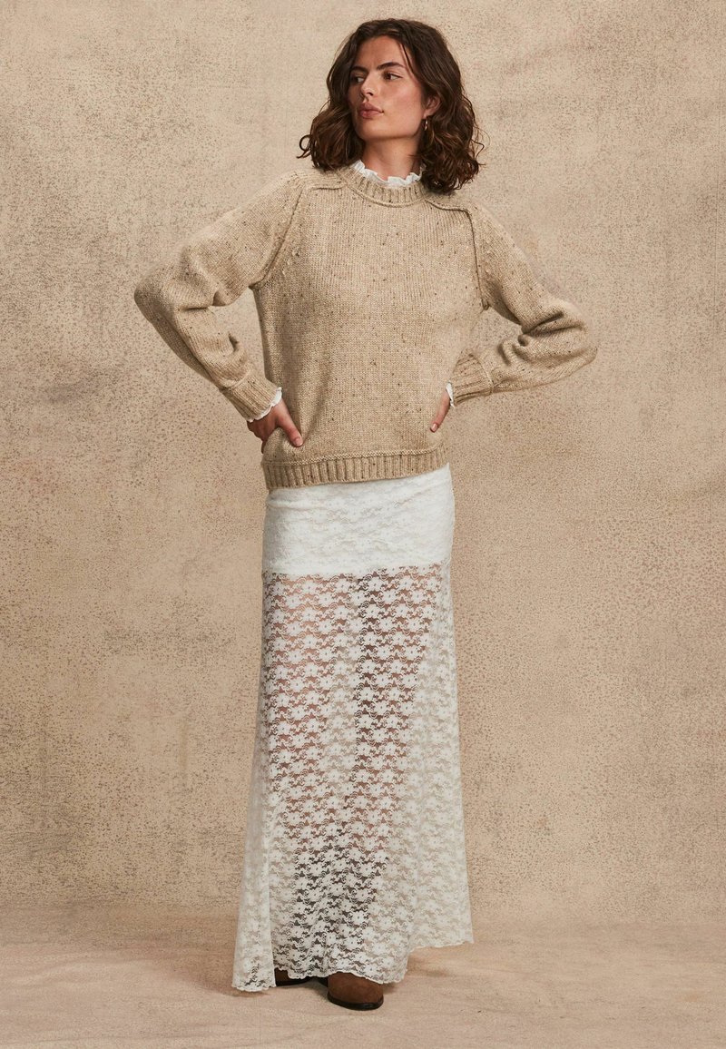 Next RUFFLE DETAIL - Jersey de punto - camel brown