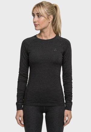 Schöffel, SCHÖFFEL T-SHIRTS/TANKS LONGSLEEVE STYLE LUTERRA WMN - Unterhemd/-shirt - - schwarz