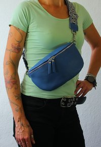 DrachenLeder Heuptas - blau  mehrfarbig