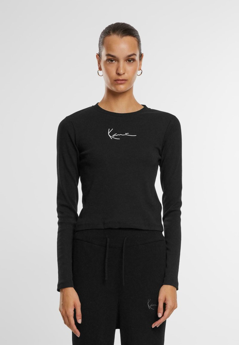 Karl Kani SMALL SIGNATURE - Topper langermet - black