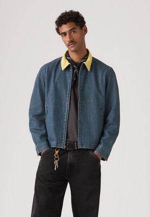 CASTRO FULL ZIP - Džinsa auduma jaka - indigo garage door