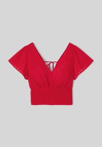 BZB EN BRODERIE ANGLAIS - Blouse - rouge