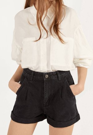 Shorts vaqueros - black