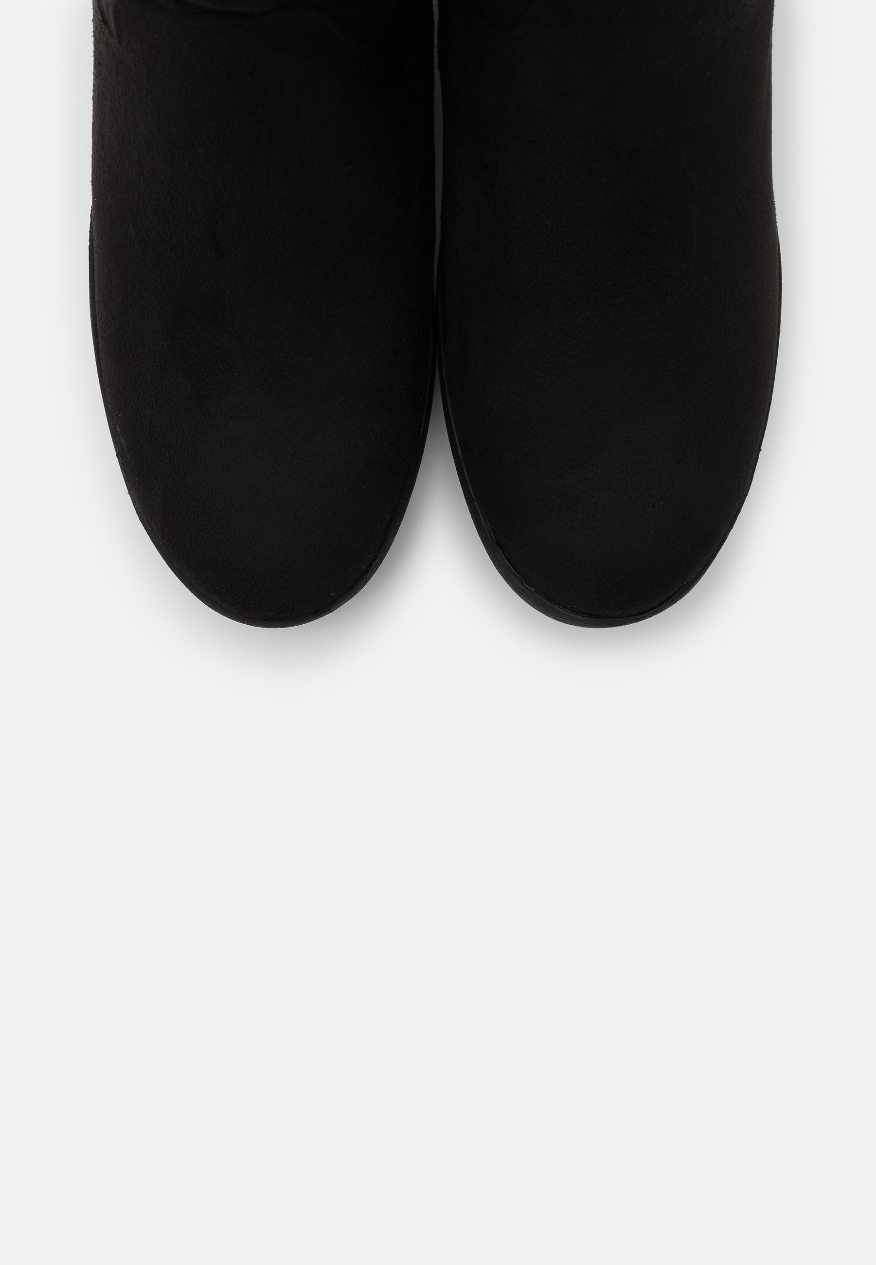 HAWAI Enkellaarsjes met sleehak black HAWAI Enkellaarsjes met sleehak black