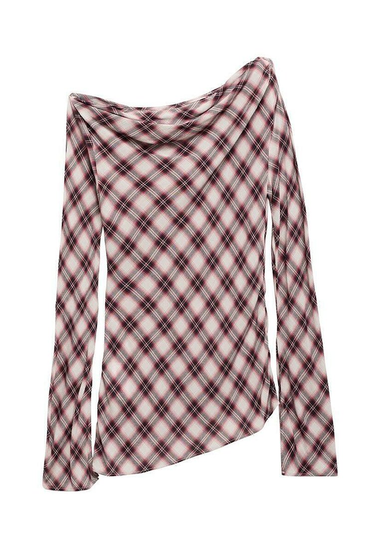 Mango Blouse bordeauxrood