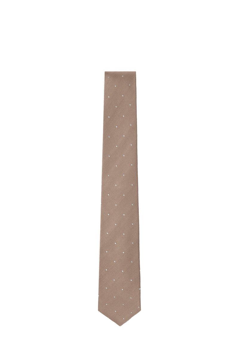 Hackett London MAYFAIR DOT REW Corbata champagne beige/beige