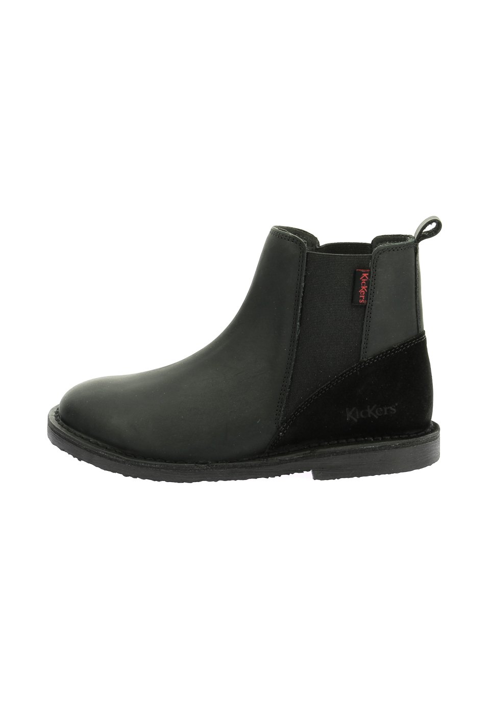 Bottines Kickers West Side Cuir Noir Doublé Cuir - Taille 41 - Occasion Très Bon état