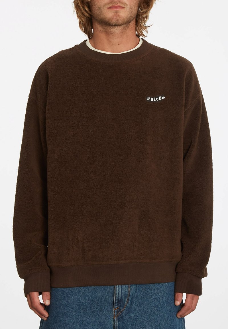 Volcom Fleece trui bruin