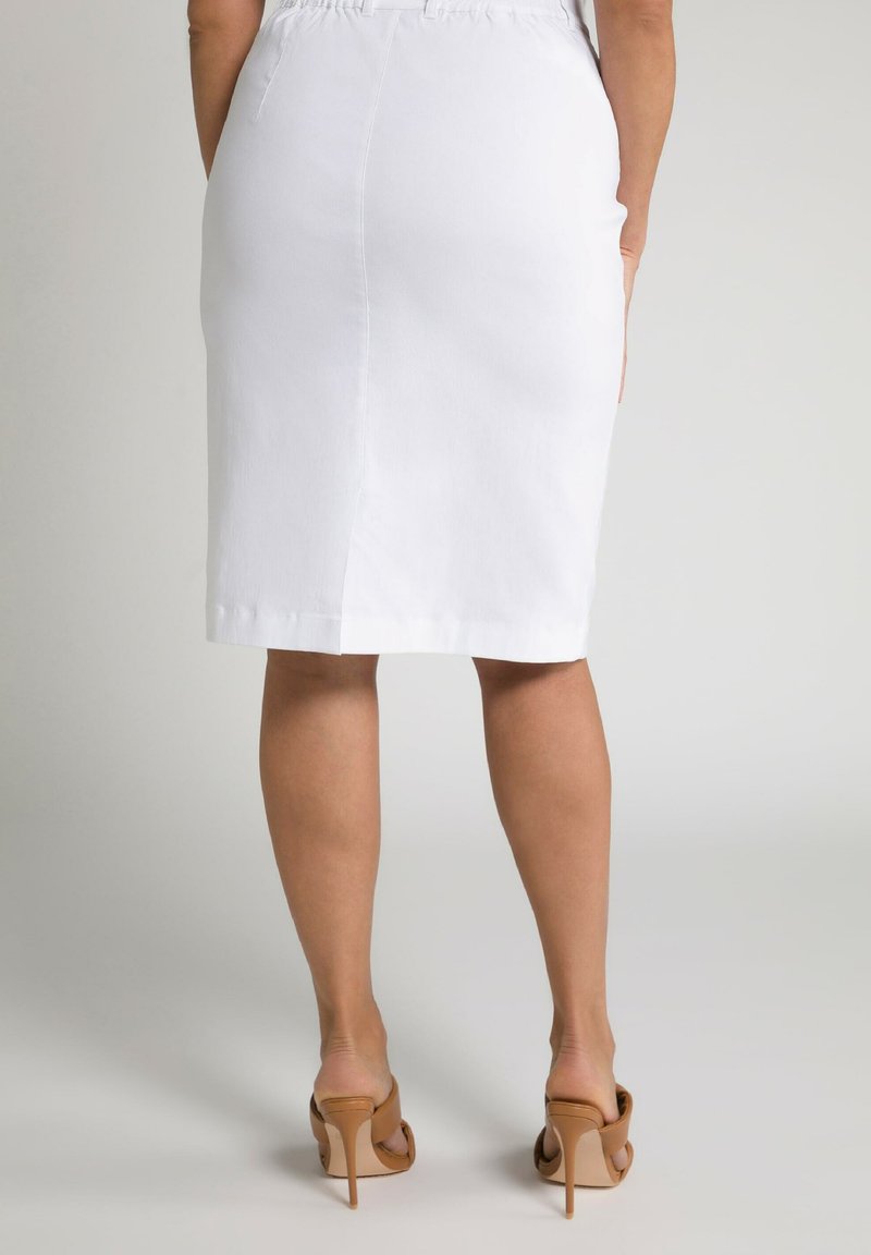 Damen Jeansröcke | Ulla Popken MONY, BENGALIN Bleistiftrock schneeweiß/weiß - LZ79714 Damen Jeansröcke | Ulla Popken MONY, BENGALIN Bleistiftrock schneeweiß/weiß - LZ79714