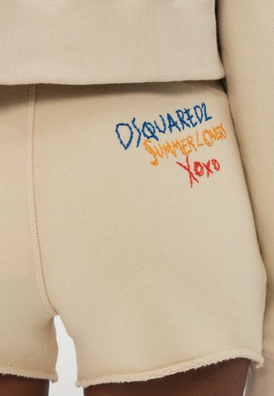 Dsquared2 FIT SHORT - Tracksuit bottoms - off-white