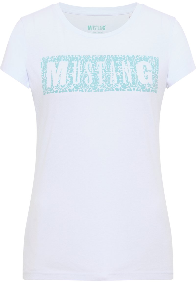 Damen T-Shirts | Mustang T-Shirt print weiß - IM11794 Damen T-Shirts | Mustang T-Shirt print weiß - IM11794