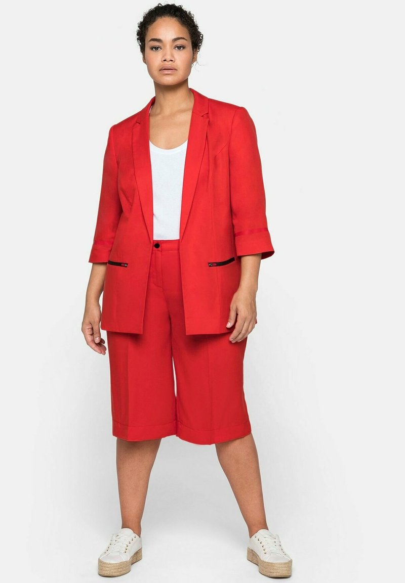 Damen Kleider | Sheego Shorts feuerrot/rot - JG52222 Damen Kleider | Sheego Shorts feuerrot/rot - JG52222