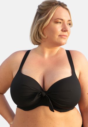 VALENCIA - Bikini top - black