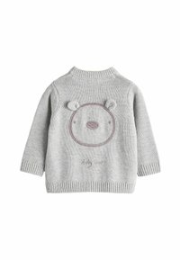 Next REGULAR FIT - Strickjacke - grey bear