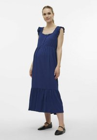 MAMALICIOUS UMSTANDS - Vestito casual - medieval blue